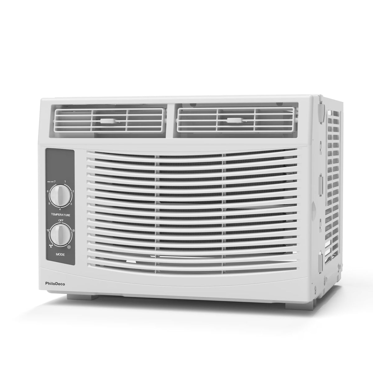5000 BTU Window Air Conditioner Easy Cool - Capable of Cooling up to 150 Sq Ft. 2 Fan Speeds, 4 - Way Air Direction, Mechanical Control, Filter, for